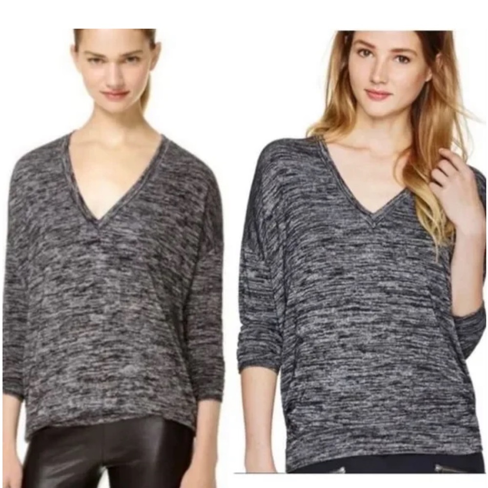 Wilfred Free Aritzia Devinette V-Neck L/S TunicTop Sz Small Lounge Yoga